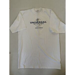 Universal Studios Orlando Florida T-Shirt Vintage Mens Size L‎ White